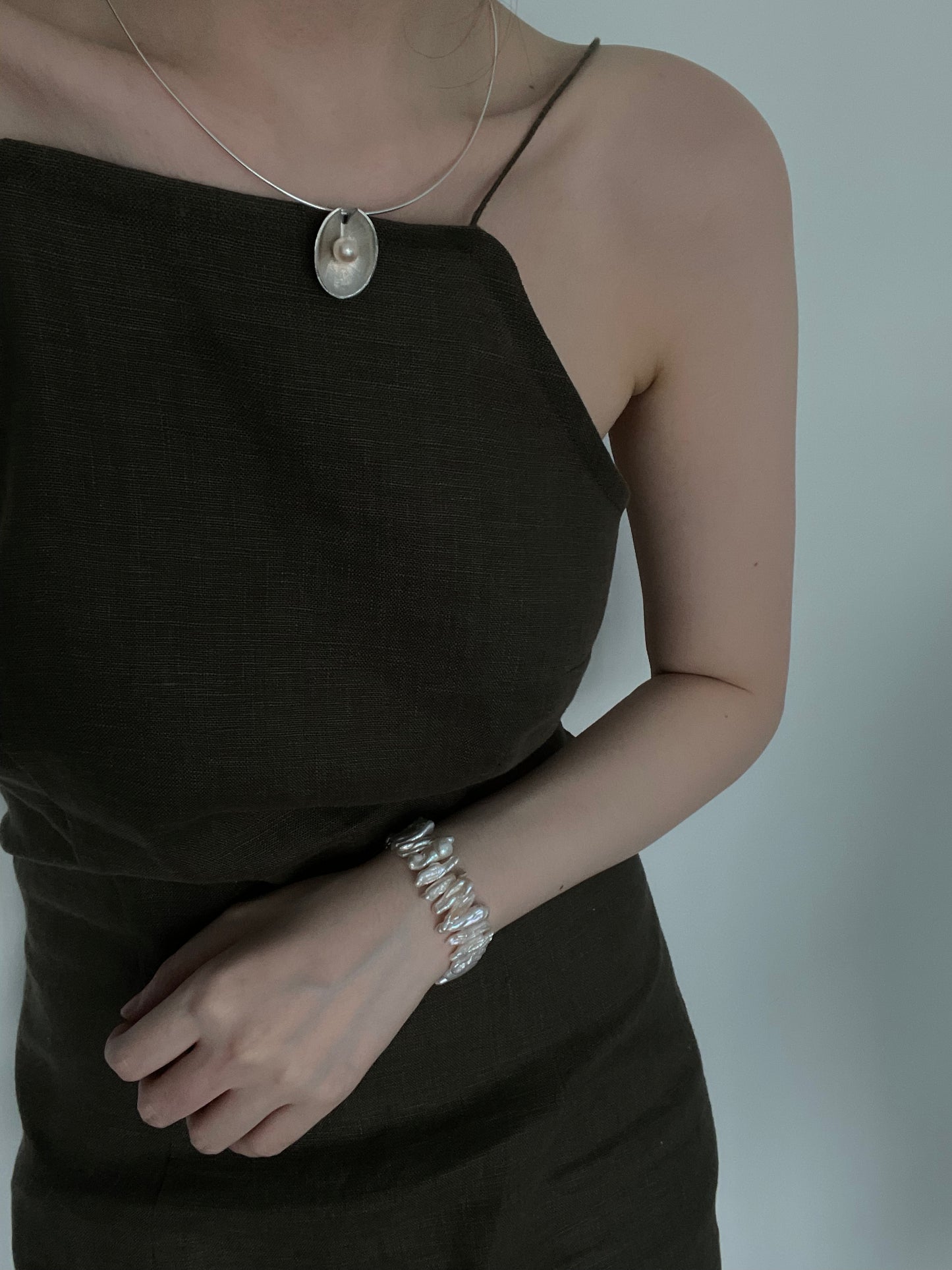 SHELL Pearl Necklace