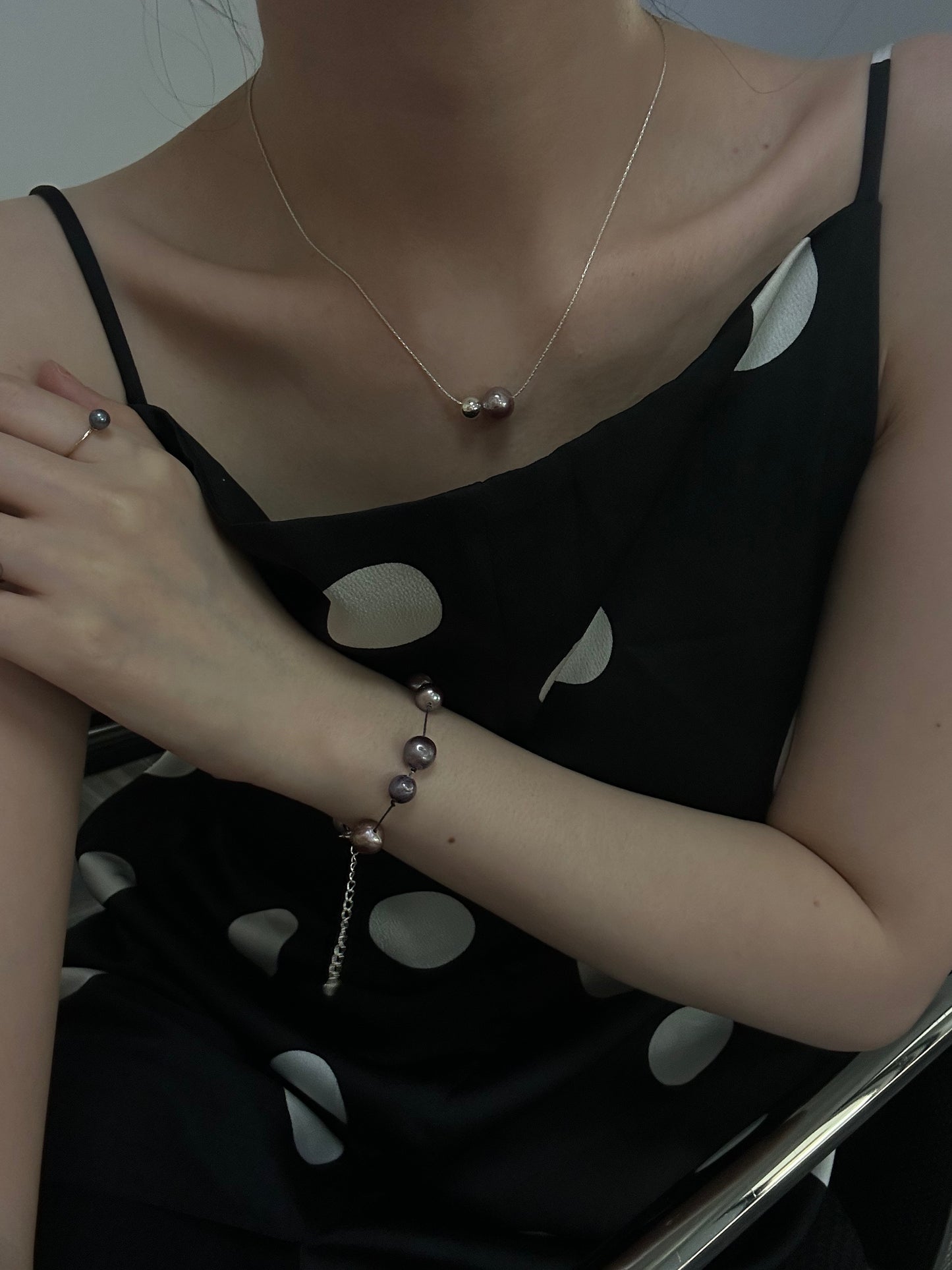 GRAPE Pearl Necklace