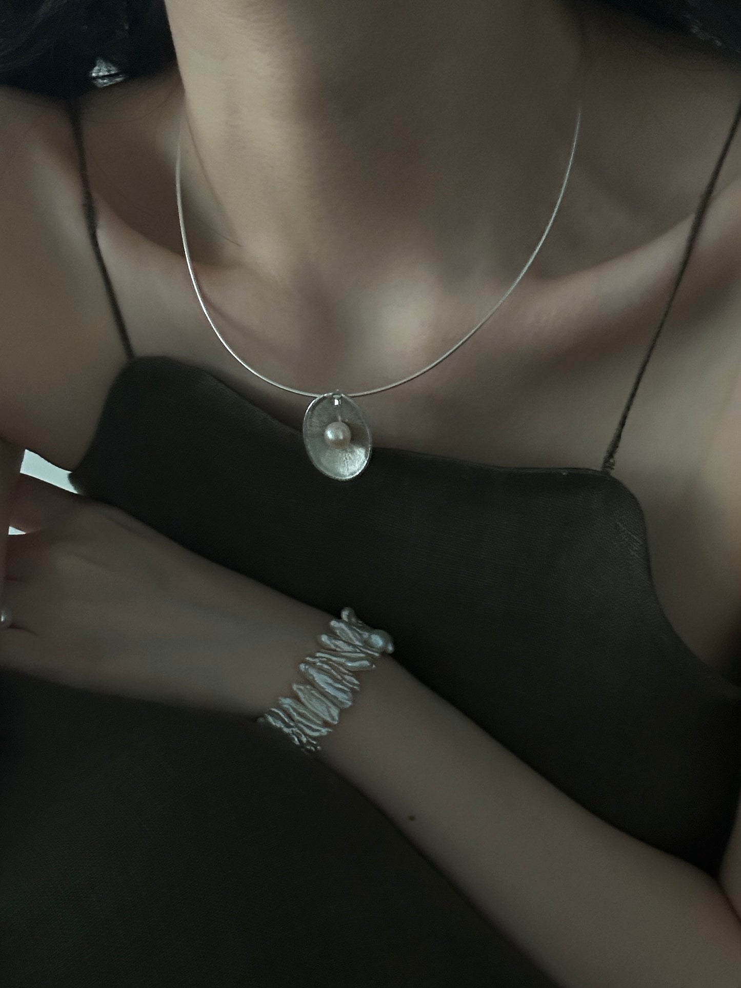 SHELL Pearl Necklace