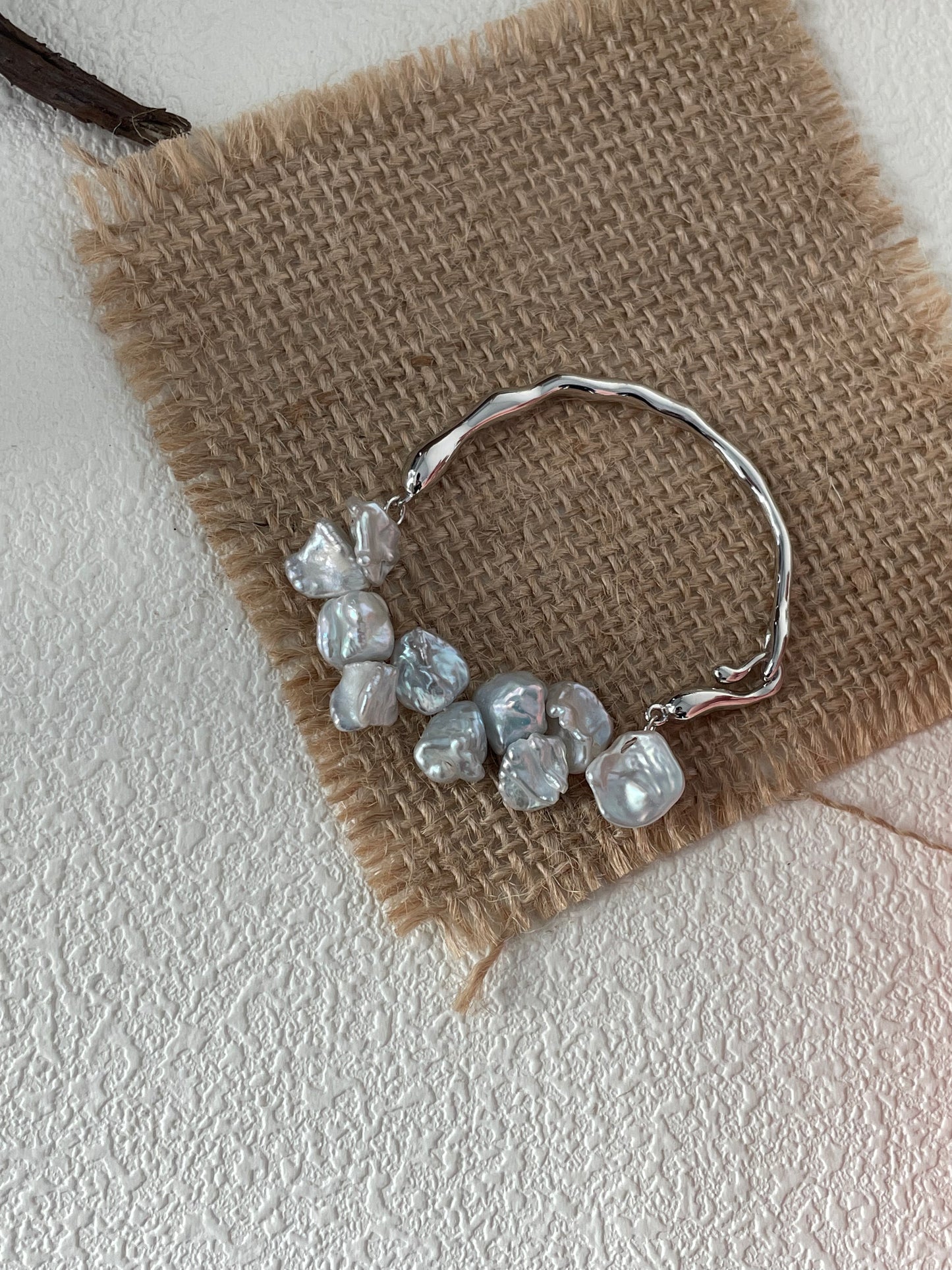 TINKLE Pearl Silver Bracelet