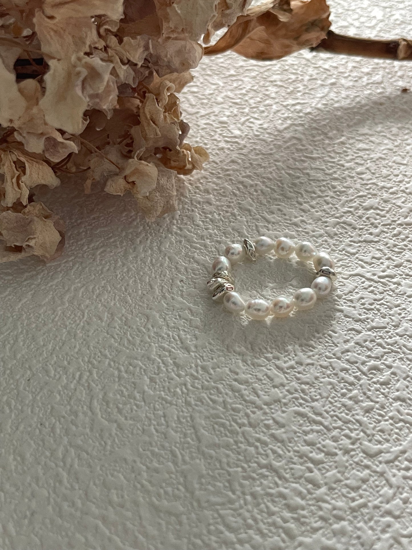 Mini Pearl Beads Ring