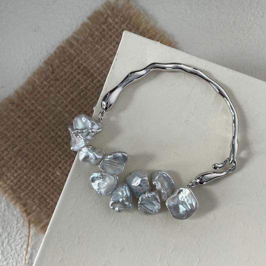 TINKLE Pearl Silver Bracelet